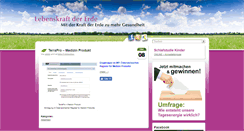 Desktop Screenshot of lebenskraft-der-erde.eu